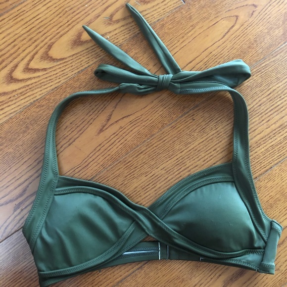 VS Pink Bikini Top - Olive green - Picture 1 of 3